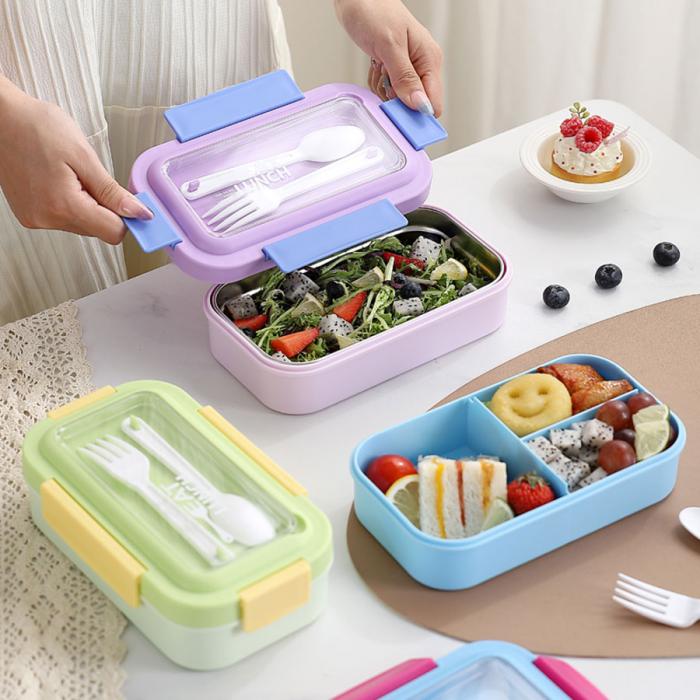 日式便當(dāng)盒PP款三格740ml/不銹鋼款一格600m